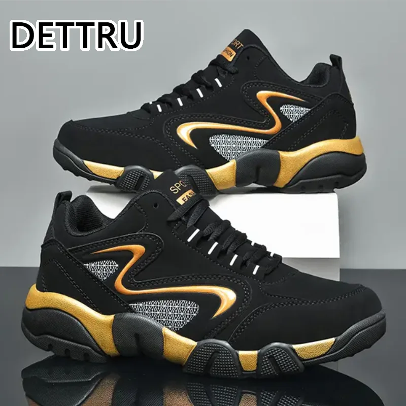 

DETTRU Brand Sneakers Men Air Cushion Basketball Shoes Women Breathable Pu leather sports Shoes Male Trainers Low-top shoes