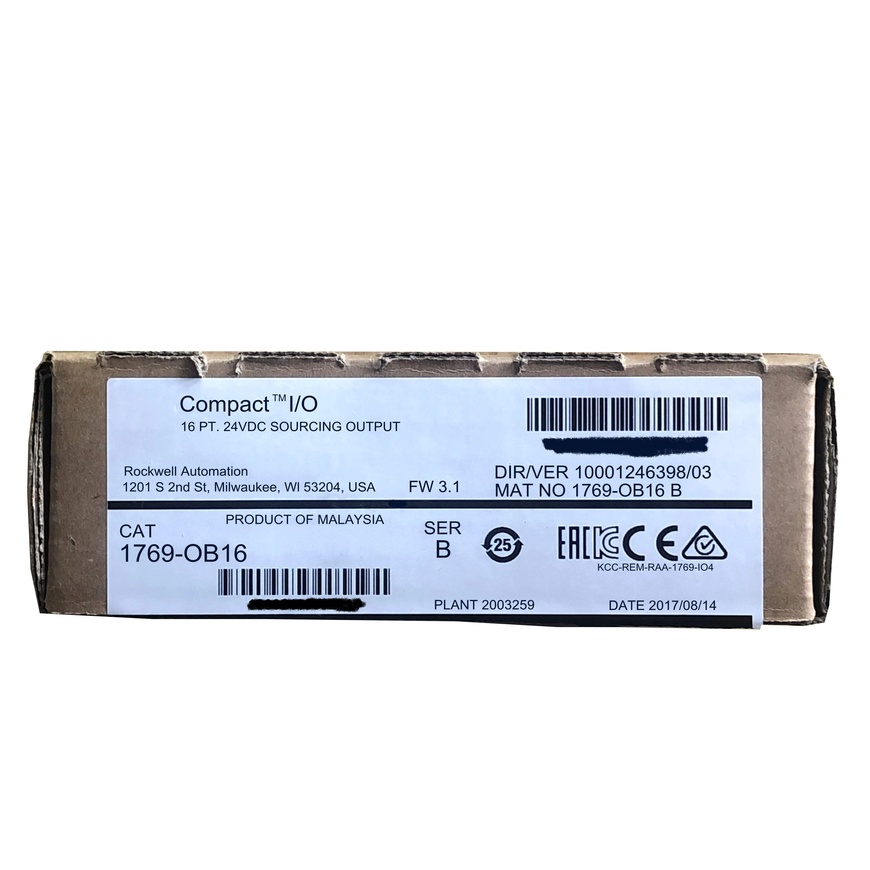 

Новый оригинальный в коробке 1769-OB16 1769-QB16 {склад} 1 год гарантии отправка в течение 24 часов