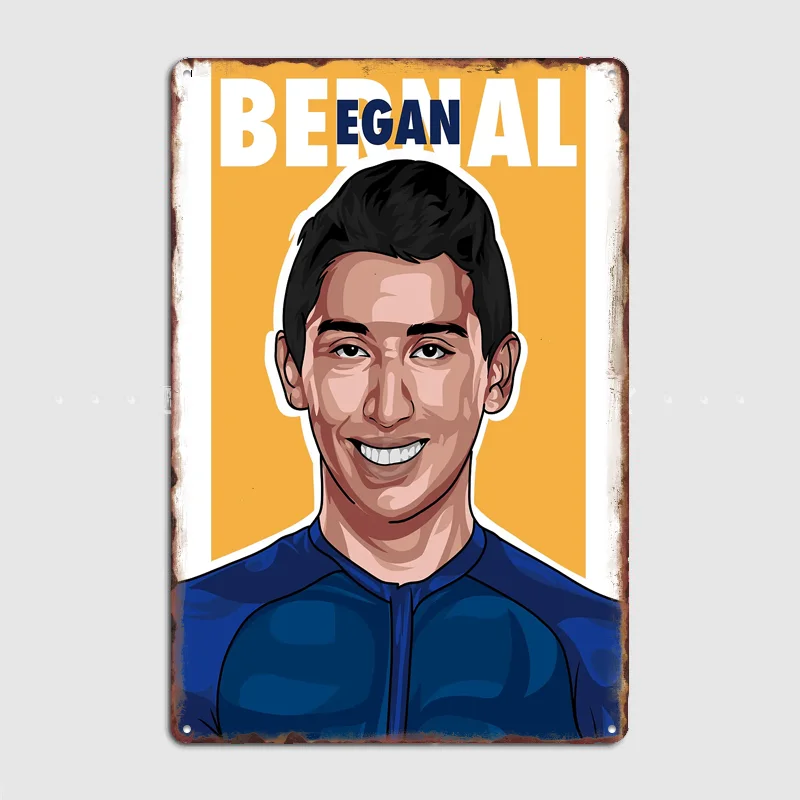 Фото Постер Egan Bernal в стиле ретро, индивидуальная вывеска, украшение для комнаты, домашний декор, винтажные постеры для клуба, бара, настенный декор для интерьера №1