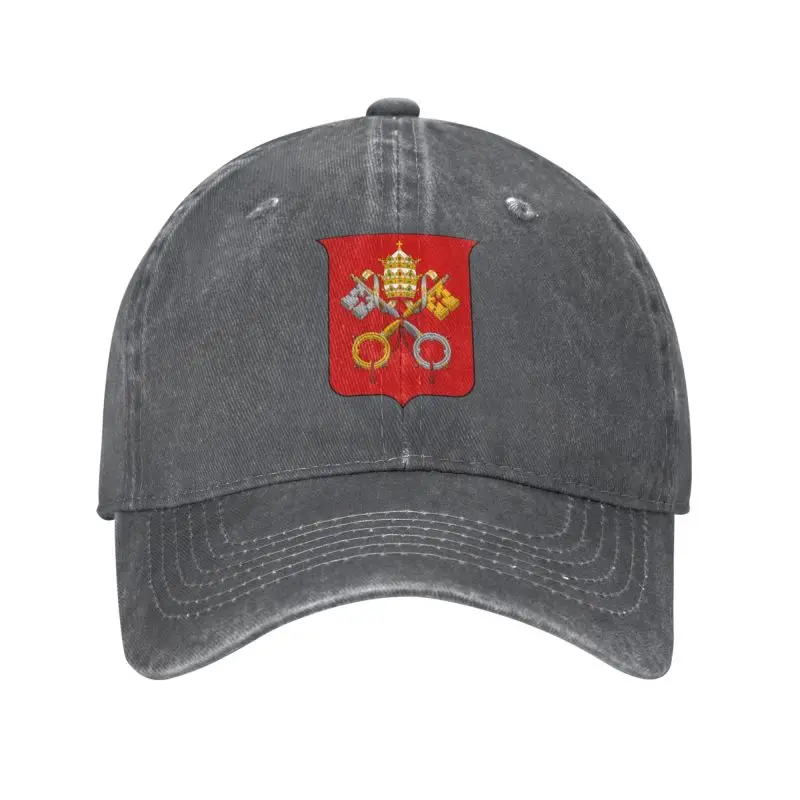 

Personalized Cotton Coats Of Arms Of The Holy See And Vatican City Baseball Cap for Men Women Adjustable Dad Hat Streetwear