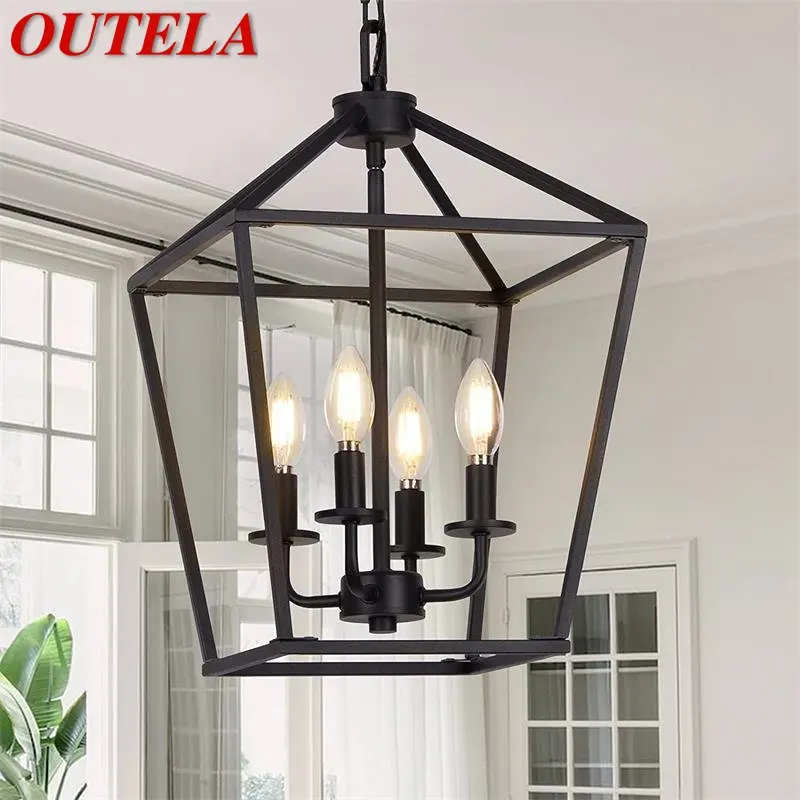 

OUTELA Modern Pendant Light LED Creative Personality American Simplicity Chandelier For Home Restaurant Bedroom Aisle