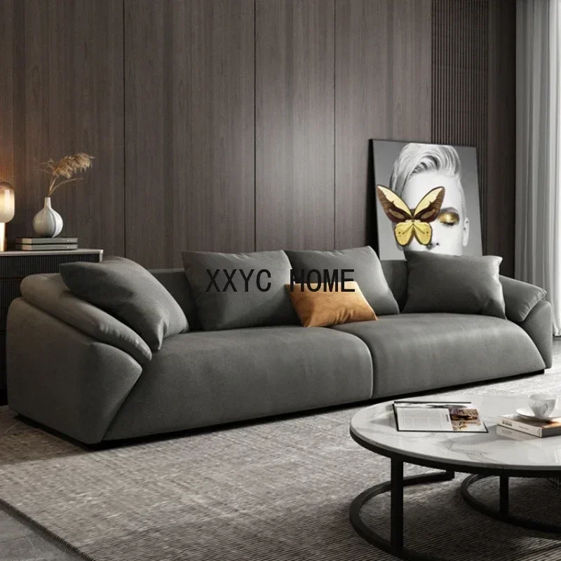 Скандинавские диваны для гостиной современная ткань одиночные расслабляющие