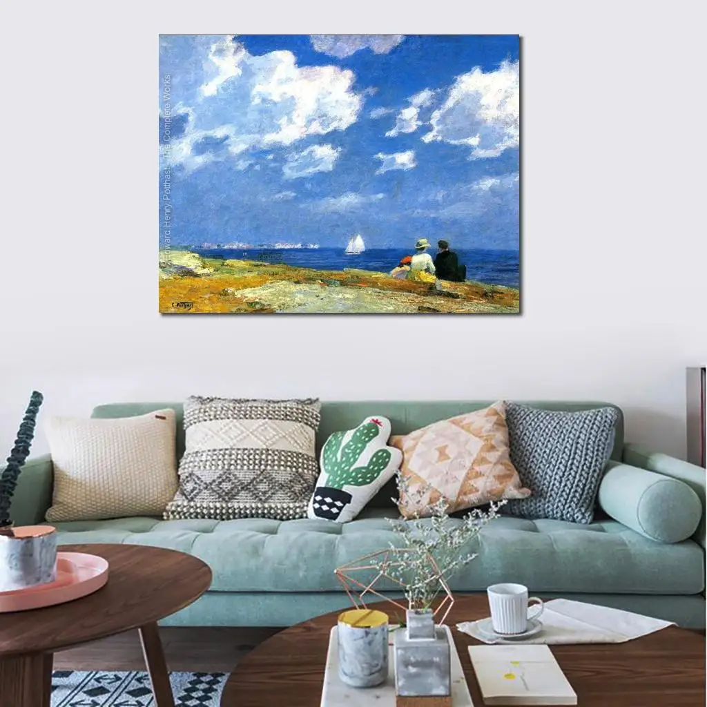 Копия картин известного художника на берегу Эдварда Генри поттаста