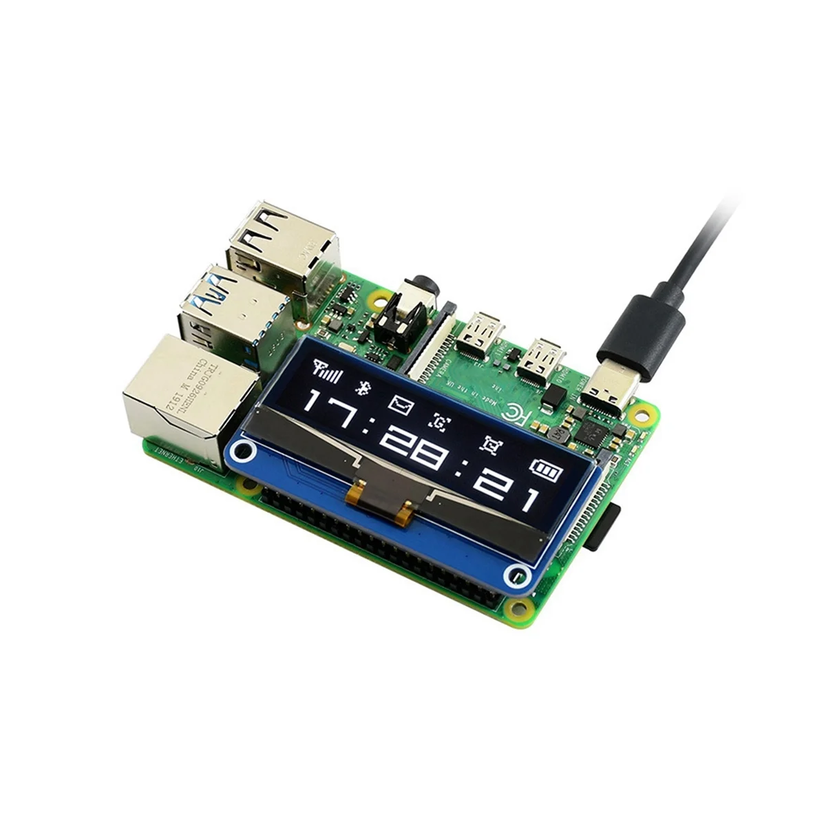 

2.23 Inch OLED Expansion Board 128X32 Resolution Built-in SSD1305 Driver Support SPI/I2C for /