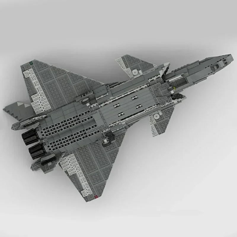 Moc строительные кирпичи военная модель J-20 Stealth Fighter 1:34 технология модульные блоки