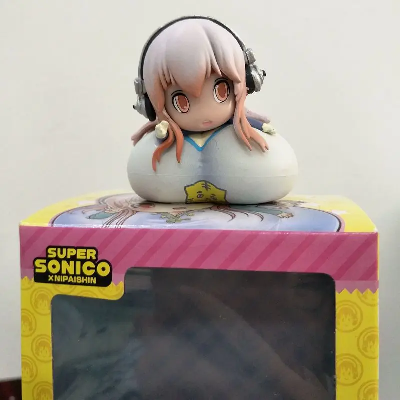

Anime Super Sonico Cute lying Mini ver. PVC Figure Model Toys Car Decoration 5.5cm