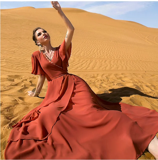 African Dresses For Women Dubai Abaya Turkey Islam Arabic Pakistani Muslim Long Evening Dress Robe Musulmane Femme Vestido Longo