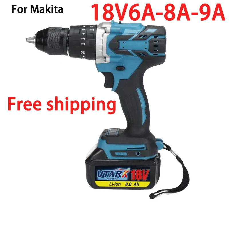 

WIth Charger BL1860 Rechargeable Battery 18 V 6-9mAh Lithium Ion for Makita 18v Battery 6ah BL1840 BL1850 BL1830 BL1860B LXT400