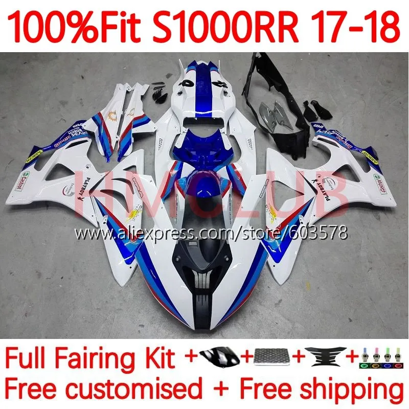 

Инъекционный боди для BMW S1000 RR S 1000 RR 1000RR S-1000RR S1000RR белый глянцевый 2017 2018 бриллиантовый 17 18 обтекатель OEM 151No.10