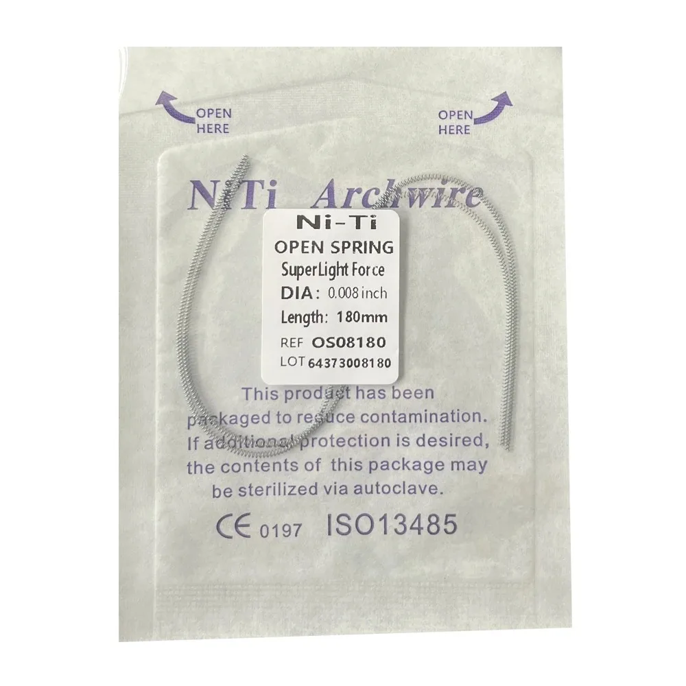 AG 10 упаковок стоматологическая ортодонтическая Niti открытая спиральная пружина