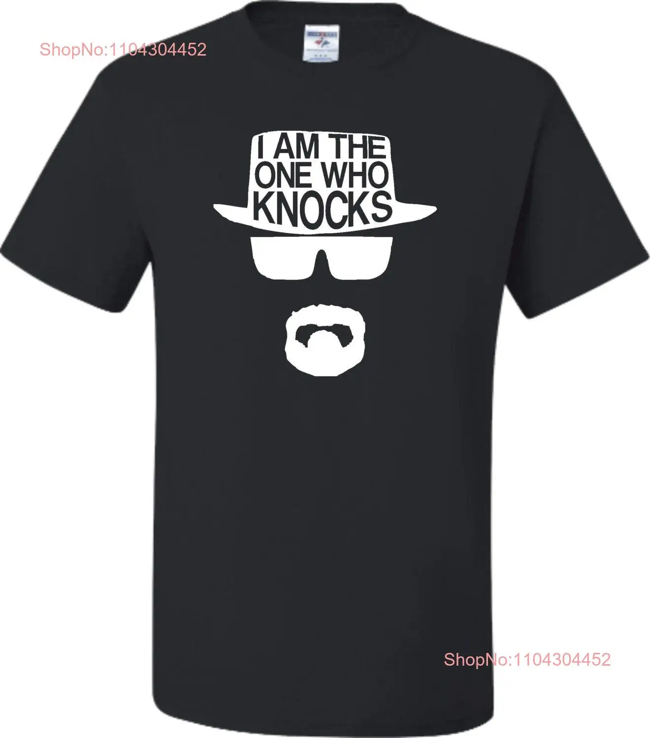 Футболка для взрослых I Am The One Who Knocks с длинными или короткими рукавами