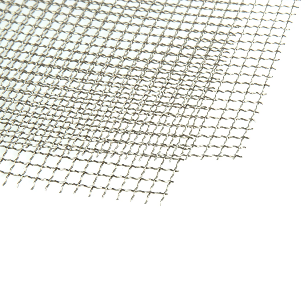 

Filter Screen Wire Sheet 20 X 30cm 2pcs 4/10/50/100 Mesh Braided Filtration High Temperature Alkali Resistance