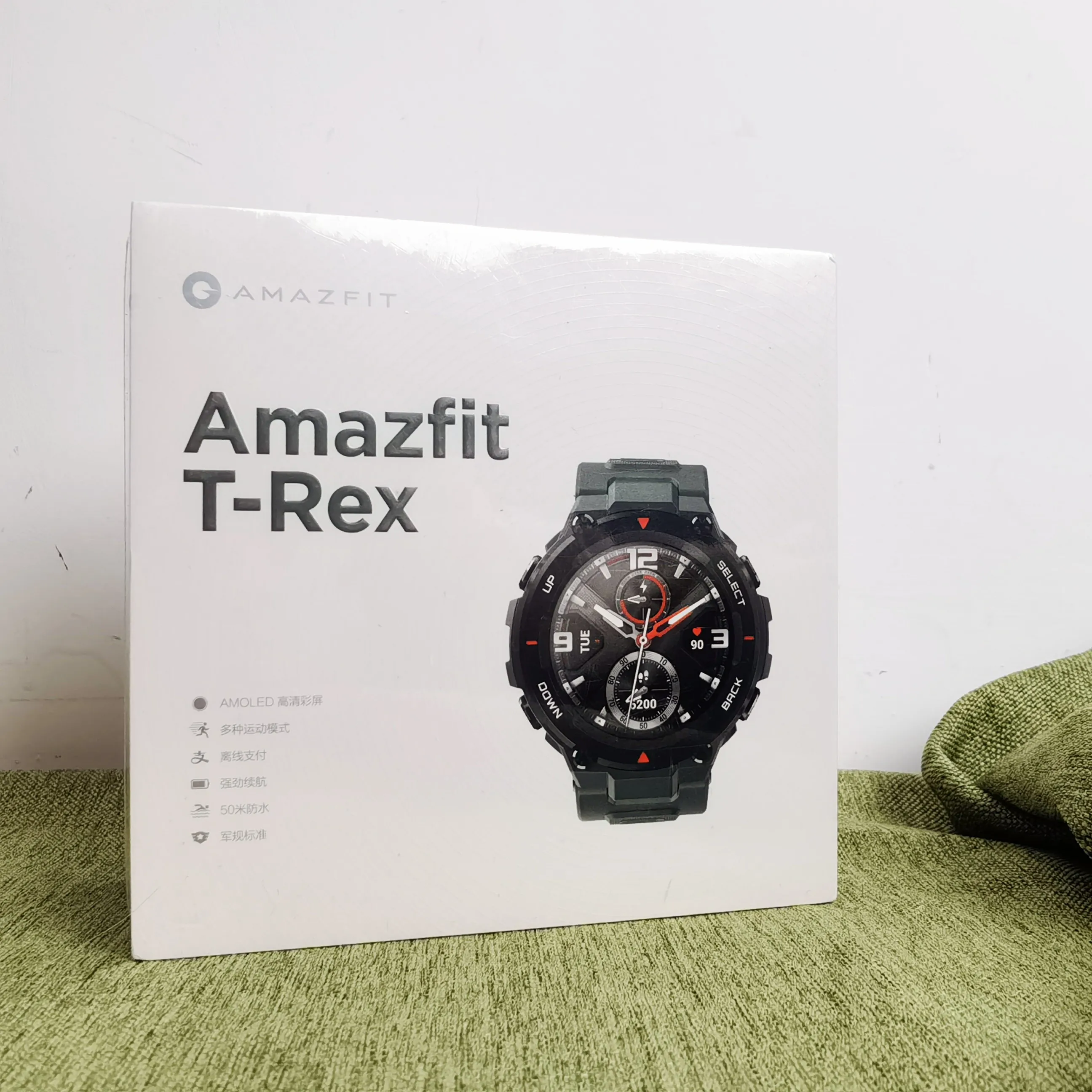 

Смарт-часы Amazfit T-rex Trex с GPS, водонепроницаемые, 390 мА · ч