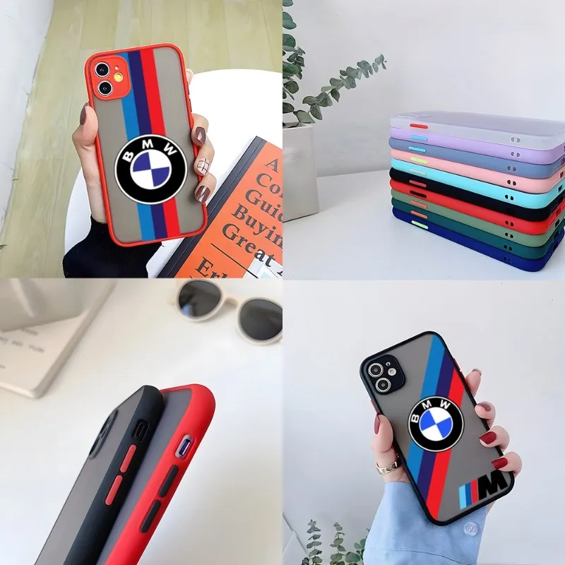 

Luxury BMW Sports Car Phone Case For IPhone 13Pro 12 11 14 Pro Max Mini 8 7 6 Plus SE2020 XS Max X XR 2023 Hot Matte Cover