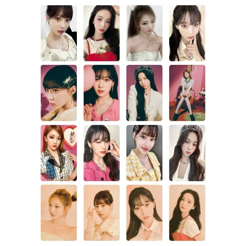 

Фотокарточка KPOP Aespa, Фотокарточка рандомная, маленькая карточка LOMOcard K-POP, для нового года, для корейской группы, спасибо, любимый фанат