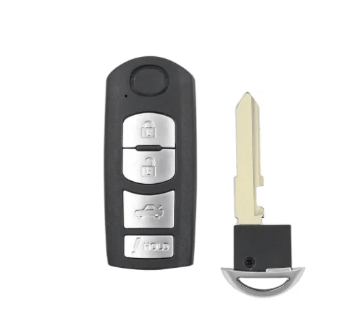 

ЛУЧШИЙ КЛЮЧ 2/3/4 кнопки для Mazda X-5 Summit Axela Atenza M3 M6 CX-5 Автоматический дистанционный ключ с необрезанным лезвием Smart Remote Key Shell Case