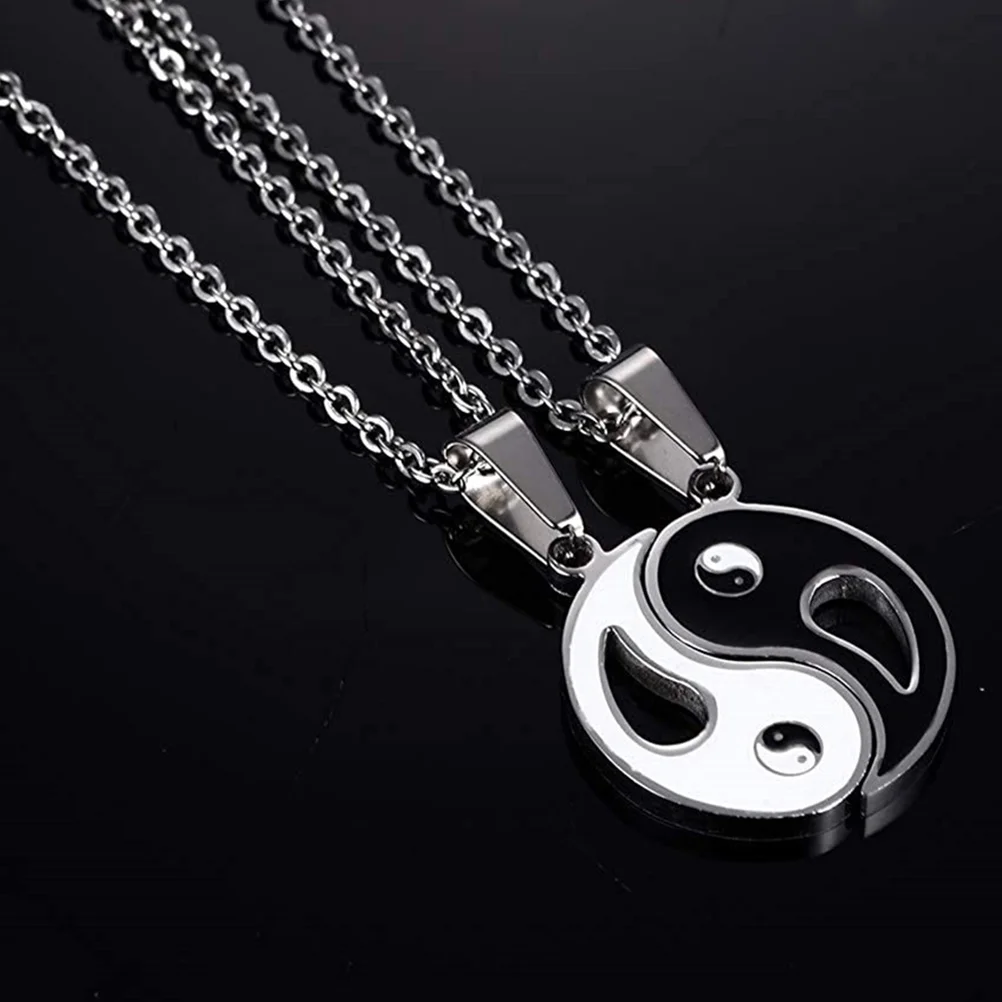 Кулон Тай Чи Инь Ян ожерелье для влюбленных подарки соединяющие браслеты пар