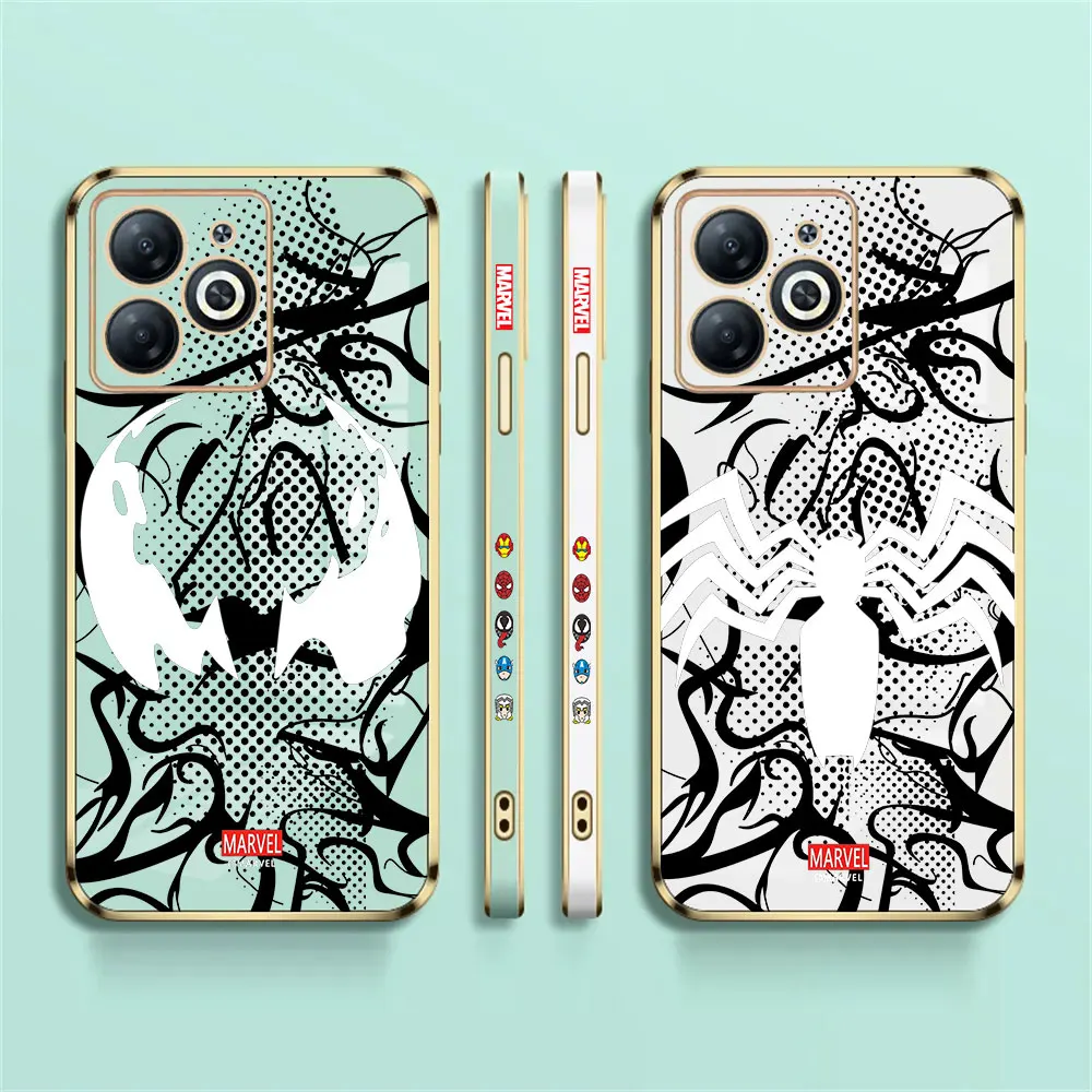 Чехол для телефона с логотипом Веном Человека-паука Marvel huawei Honor 90 70 50 20 Y9 Y8P Y7 Y7A Y6 Y6P