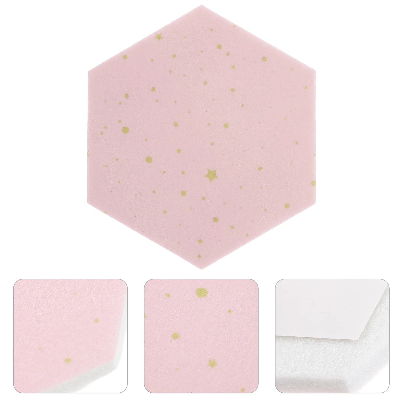 

Board Felt Tiles Hexagon Bulletin Wall Cork Boards Pin Memo Adhesive Self Notice Hanging Message Decor Notes Large Photo