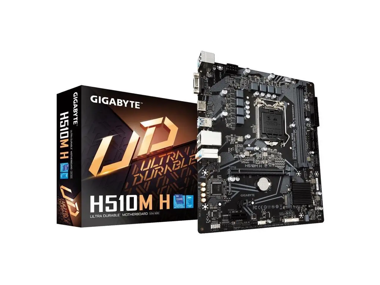 

Gigabyte H510M H Intel H510 Express LGA 1200 Micro ATX DDR4-SDRAM Motherboard