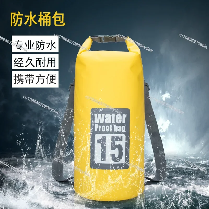 Водонепроницаемая сумка-мешок из пвх водонепроницаемая с двойным плечом для