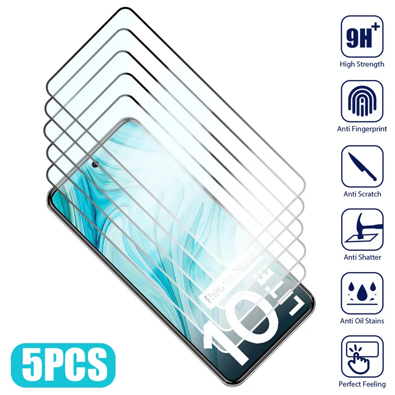 

5 шт., Защита экрана для Redmi K60 Pro A1 Plus 10 10C 9A 9C