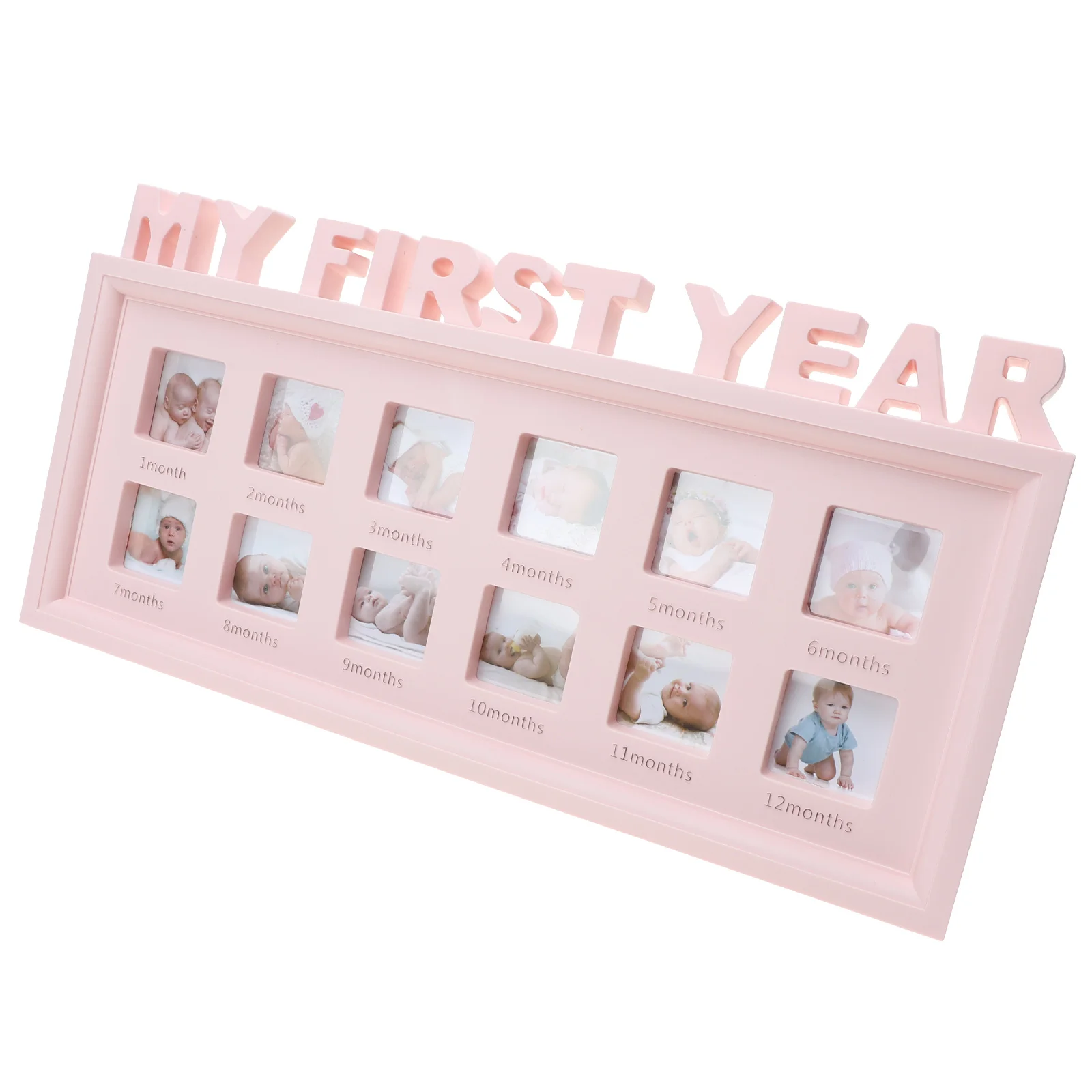 

Frame Photo Infant Picture Baby Year First Growth Milestone Month Photographs Albums Commemorative My Moments Gift Shower Party