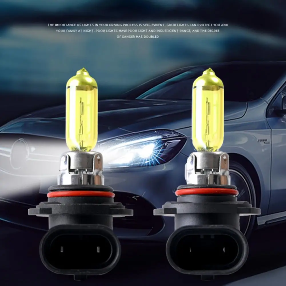 

Reliable Car Headlight Portable Yellow HeadLight Glass Car Light High-brightness Clear Headlight Lamp for Vehicle