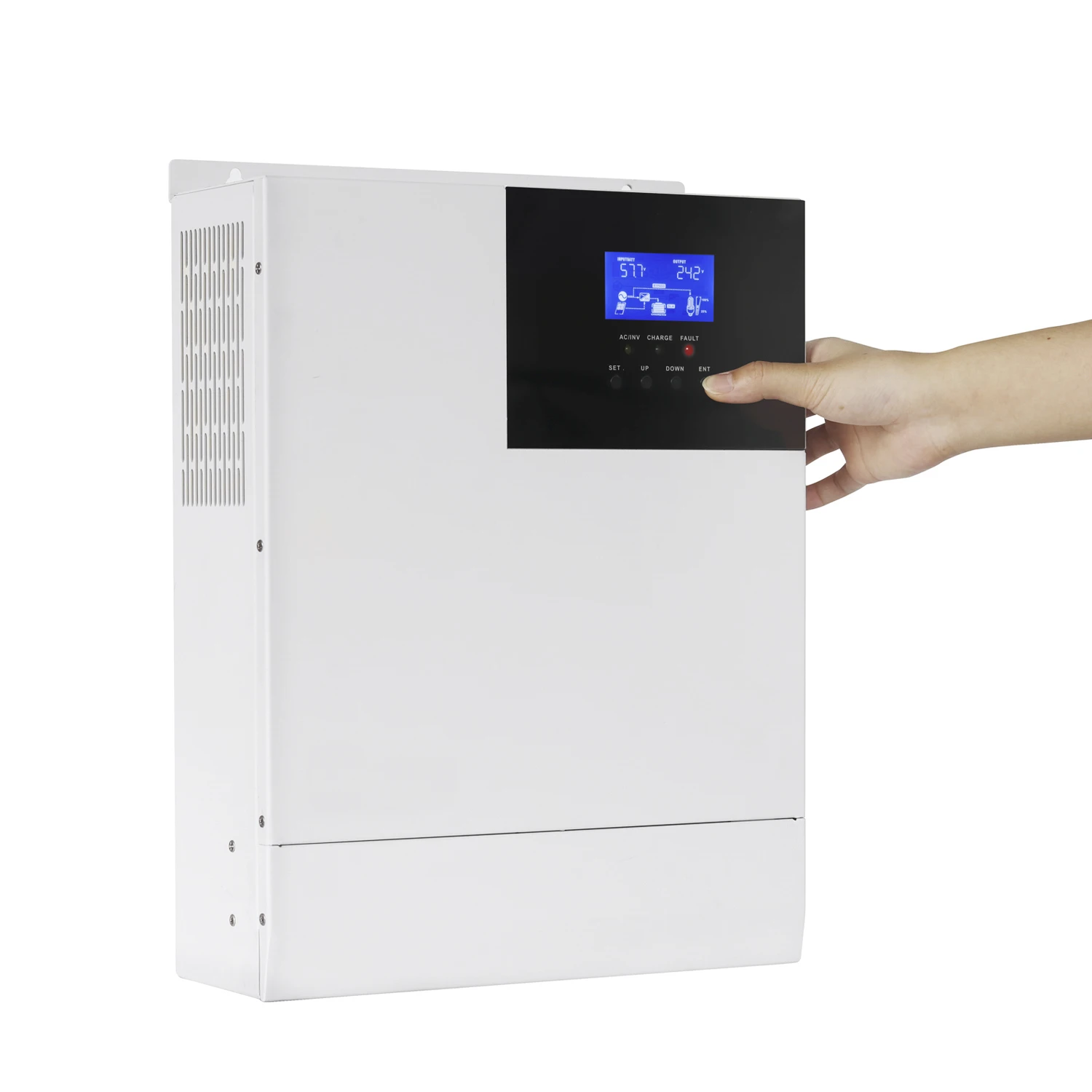 

SRNE HFP4835U80-145 3.5k hybrid off grid spile phase solar inverter with controller can parallel for home use Japan USA market