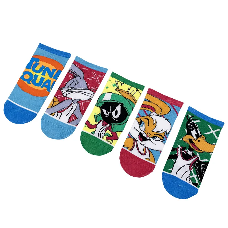 

Disney Cute Personality New Fashion Cartoon Duck Socks Pair Short Tube Socks Trend Fashion Net Red Boat Socks Four Seasons Socks