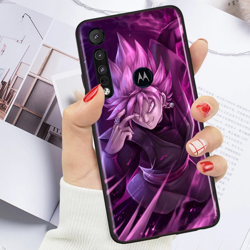 dragon ball black goku for motorola moto g g60 g60s g50 g40 g9 g10 e7i e6s power edge 20 e20 2021 x3 s pro black phone case free global shipping