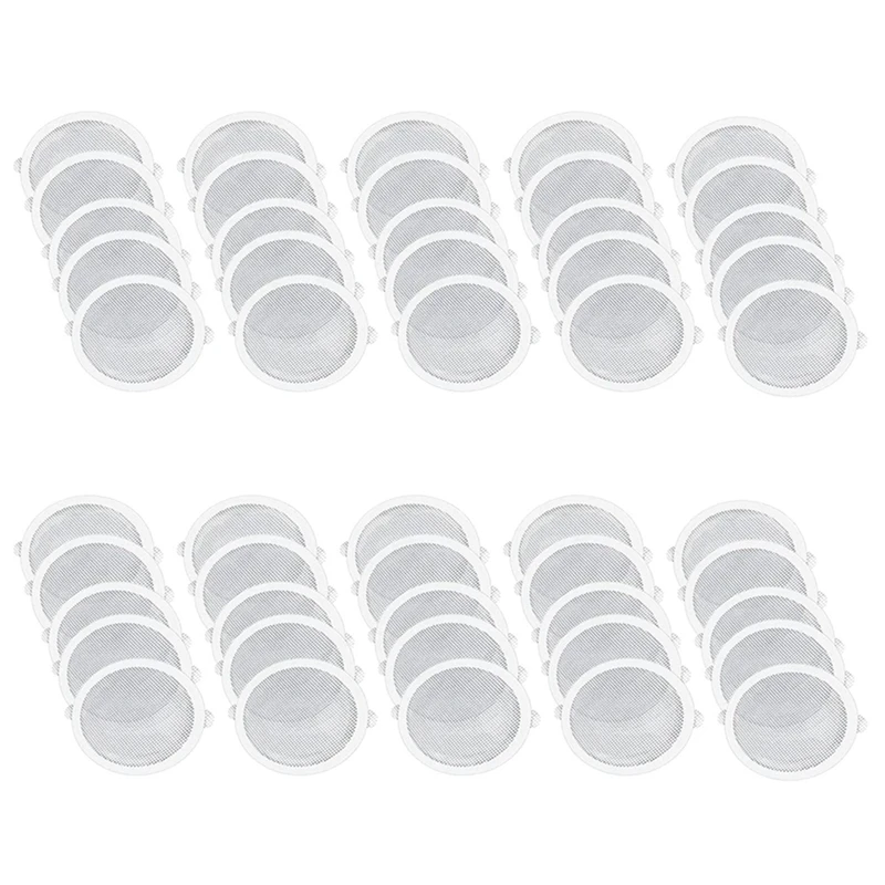 

100 Pcs Disposable Shower Drain Hair Catcher Mesh Stickers, Anti Clogging Floor Sink Strainer, Shower Drain Dog Hair