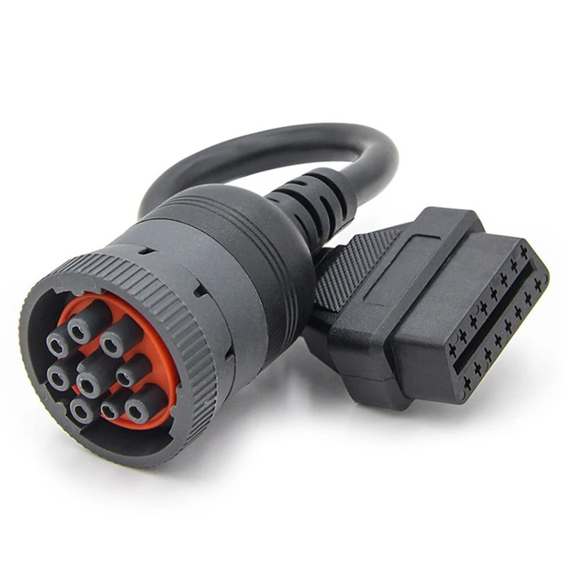 Автомобильный J1939 Deutsch 9-контактный OBD2 OBD 16-контактный диагональный