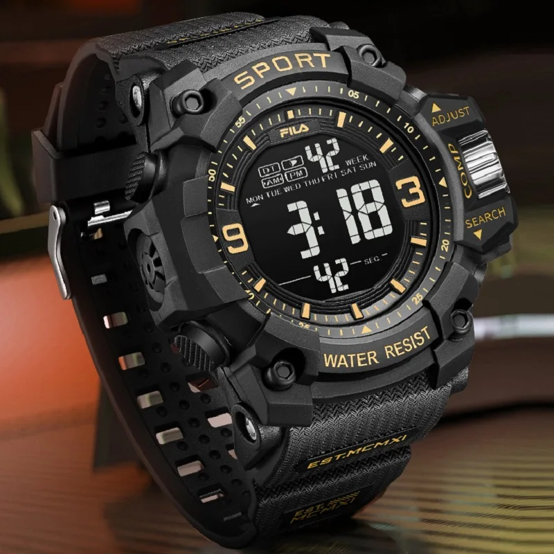 Italia Biella Fila для мужчин спортивные часы военные наручные будильник секундомер