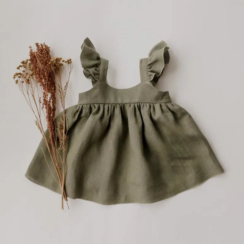 Cotton Baby Dresses Cute Summer Girls Clothes Princess Dress 1st Birthday Party For 0-3Years Girl Infant toddler Girls Clothing