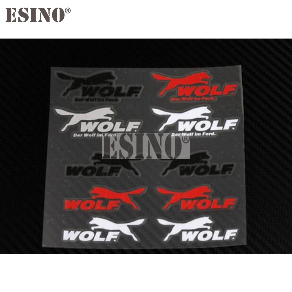 

Стайлинг автомобиля, модные креативные авто декоративные виниловые наклейки на тему волка, набор наклеек для Ford Focus ST Fiesta ST Focus RS