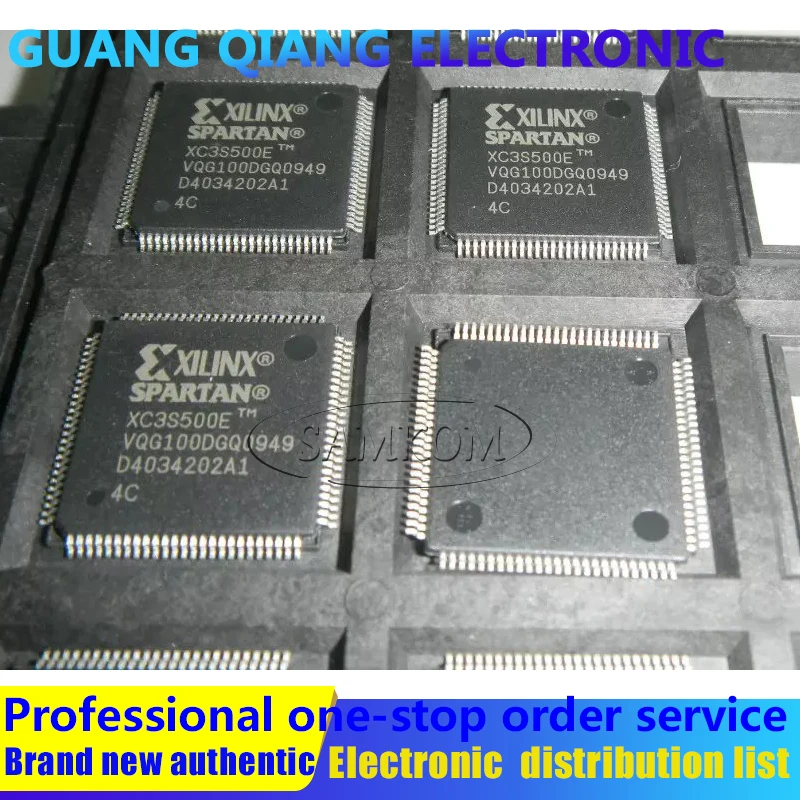 

1 шт XC3S500E-4VQG100C IC FPGA 66 I/O 100VQFP