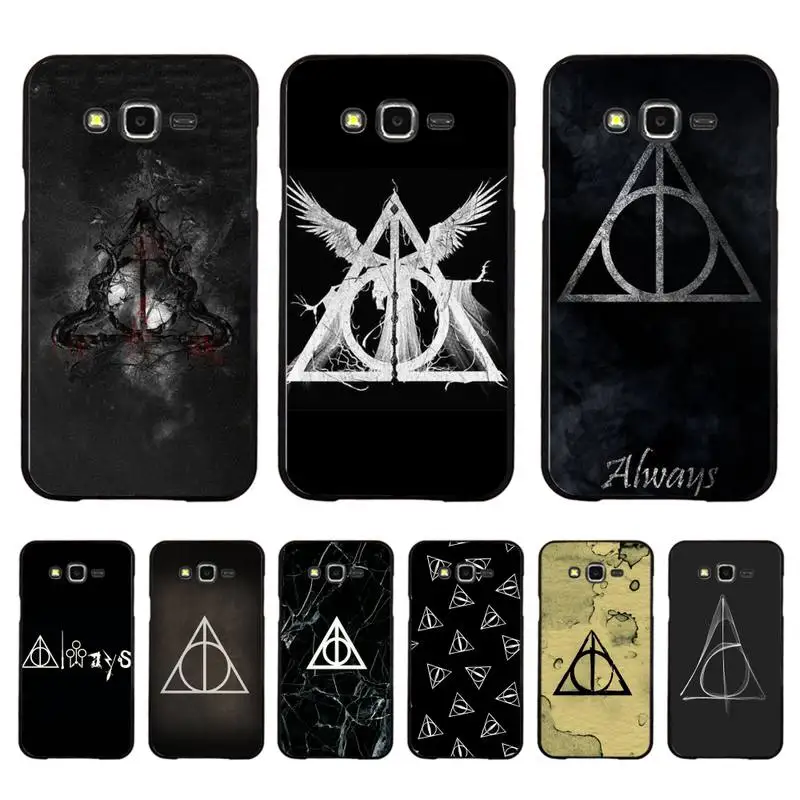

Deathly Hallows Logo Phone Case for Samsung A51 A30s A52 A71 A12 for Huawei Honor 10i for OPPO vivo Y11 cover