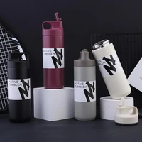 500ml stainless steel thermos effective keep warm water bottle outdoor sport vacuum flasks tea coffee cup thermo cups with cover