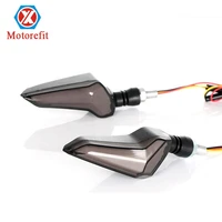 rts motorcycle led turn signal modification parts waterproof 12v electric vehicle front and rear warning light assembly