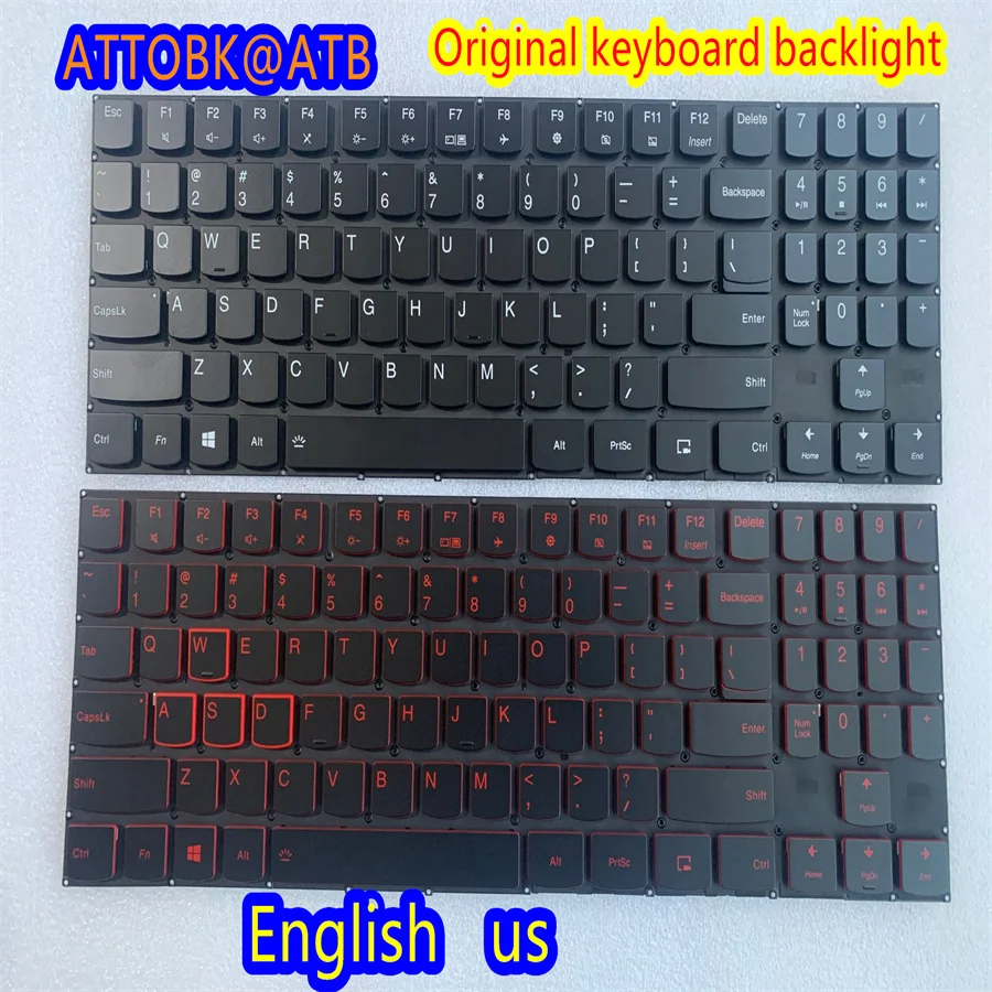 

Russian/US/French Backlit Origin Keyboard For Lenovo Legion Y7000 Y7000P Y530 Y540 15 Y530P Y530-15ICH Y530-15ICH Y7000P-1060
