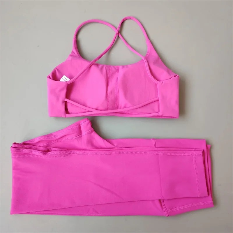 Костюм для йоги из 2 предметов женская спортивная одежда костюм пилатеса и