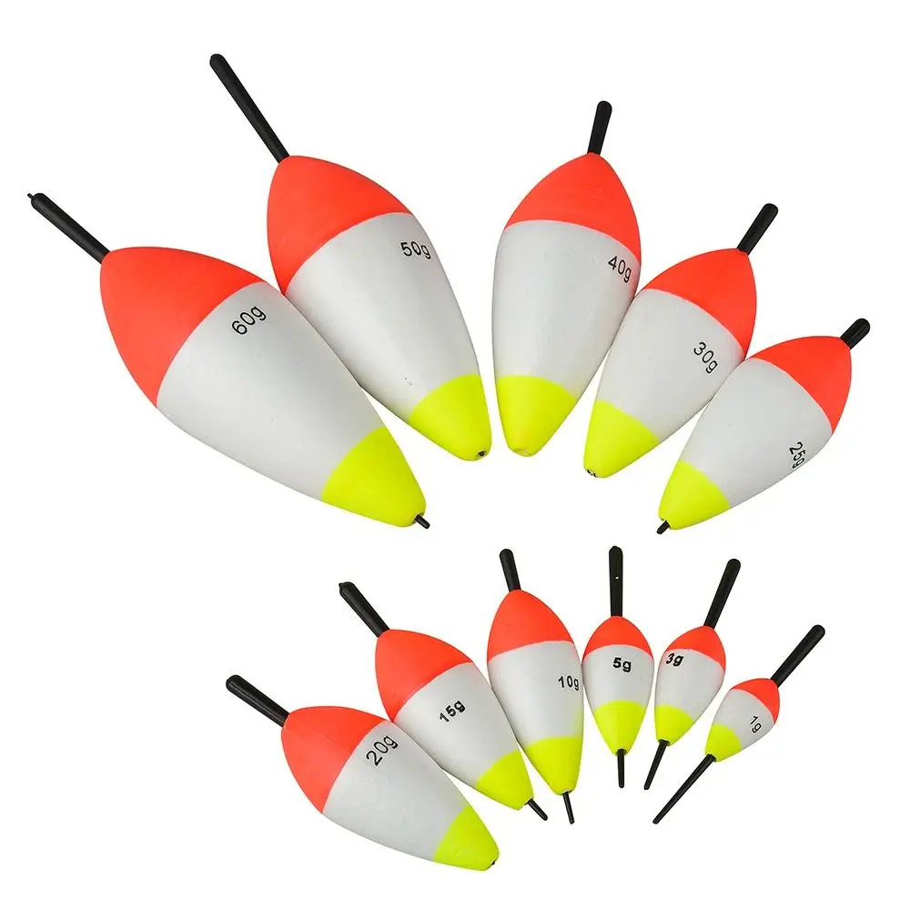 

5pcs/lot Buoyancy 5g-30g Foam Fishing Float Floating Buoy Tube Foam Float Boias Flotador Bobber Fishing Stick for Fishing Tackle