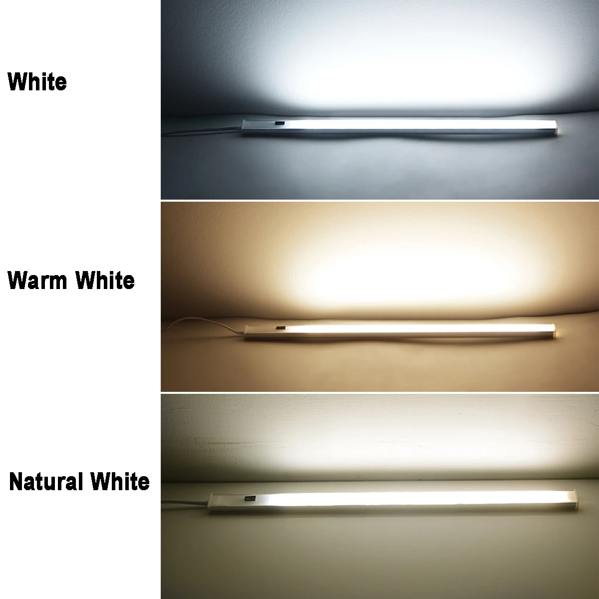 Алюминиевая Лампа С Датчиком Движения Для Освещения Под Шкафом 12 В Постоянного