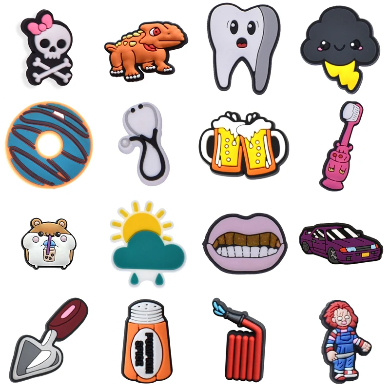 

Женские очаровательные аксессуары для обуви, украшения, пряжки из ПВХ, украшения для Crocs, оптовая продажа, большие подарки, булавки, аксессуары для обуви