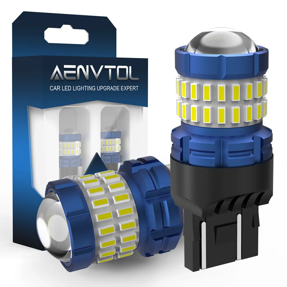 AENVTOL-luces LED de marcha atrás, luz de circulación diurna, intermitente, intermitente, Canbus T20 7440 W21W 7443 W21/5W SRCK