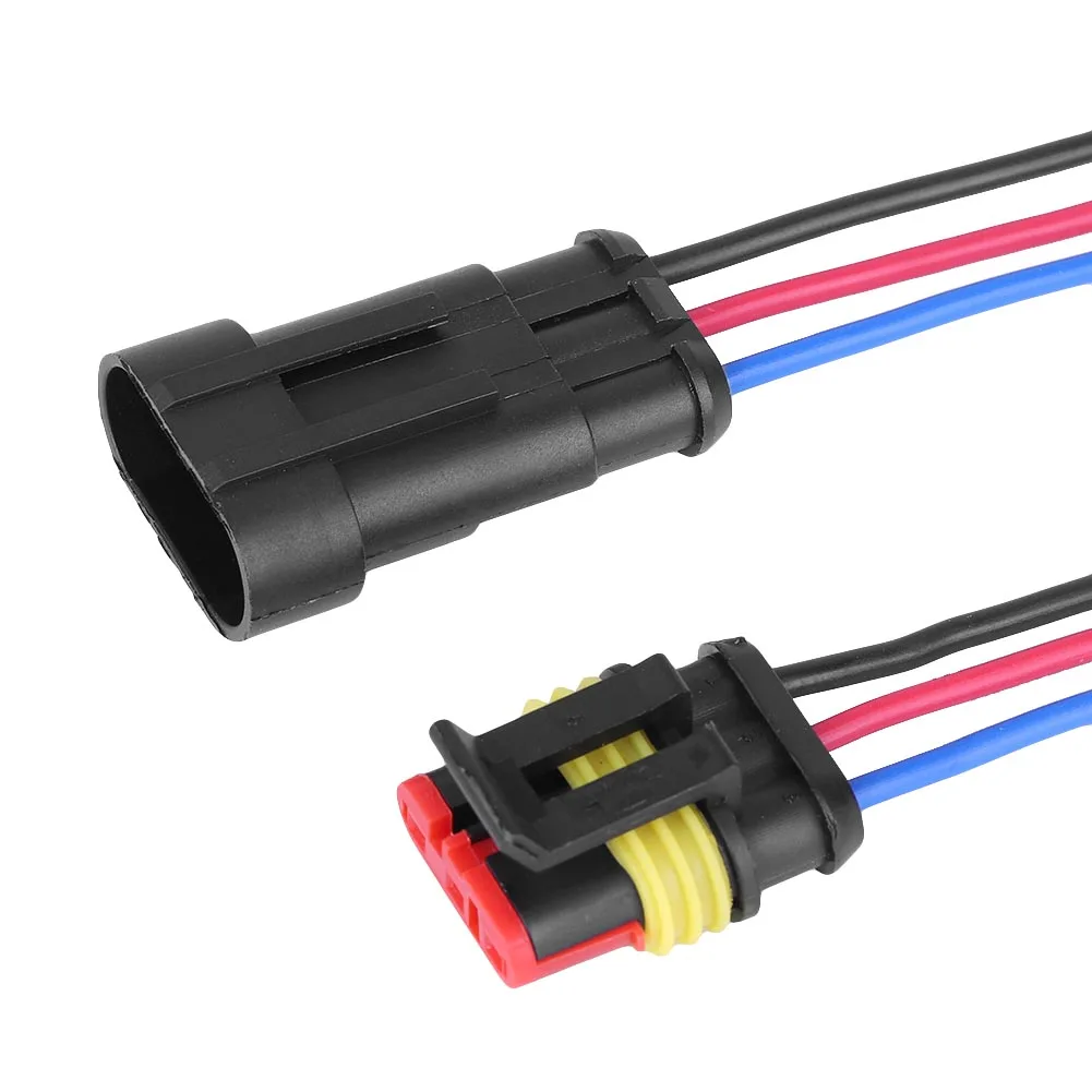 

Waterproof 3 Pin Way Car Auto Wire Electrical Connector Plug 3