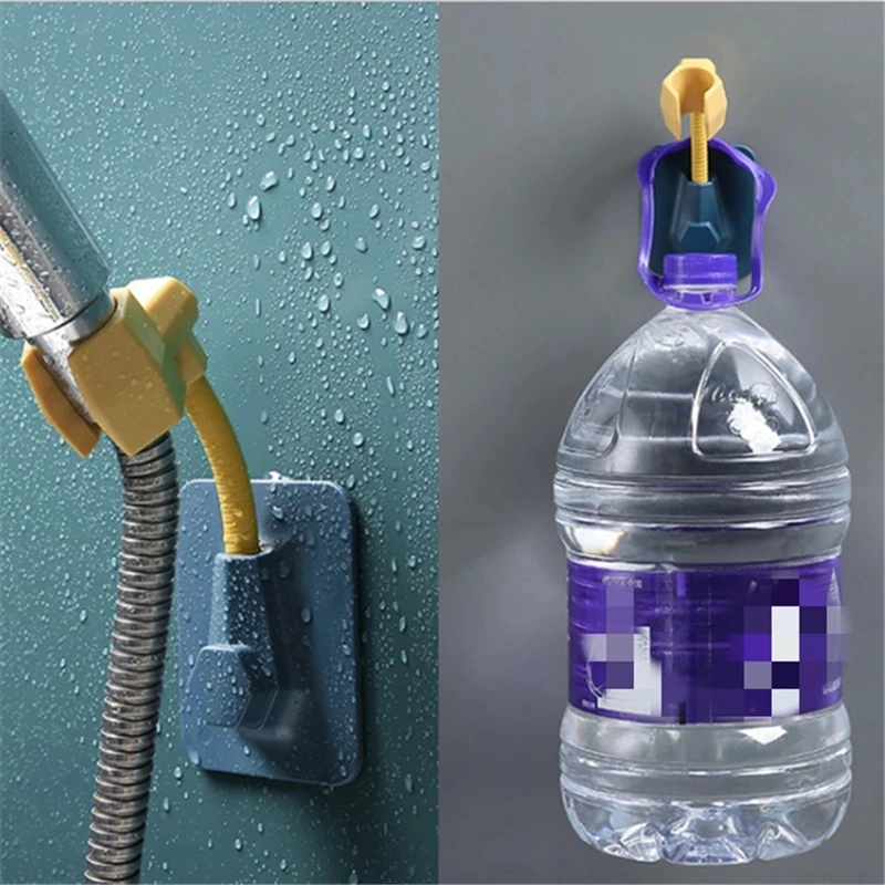 

Adhesive Shower Head Holder Adjustable Shower Wand Holder Handheld Shower Head Hanger Wall Mount Bracket for Bathroom Bathtub