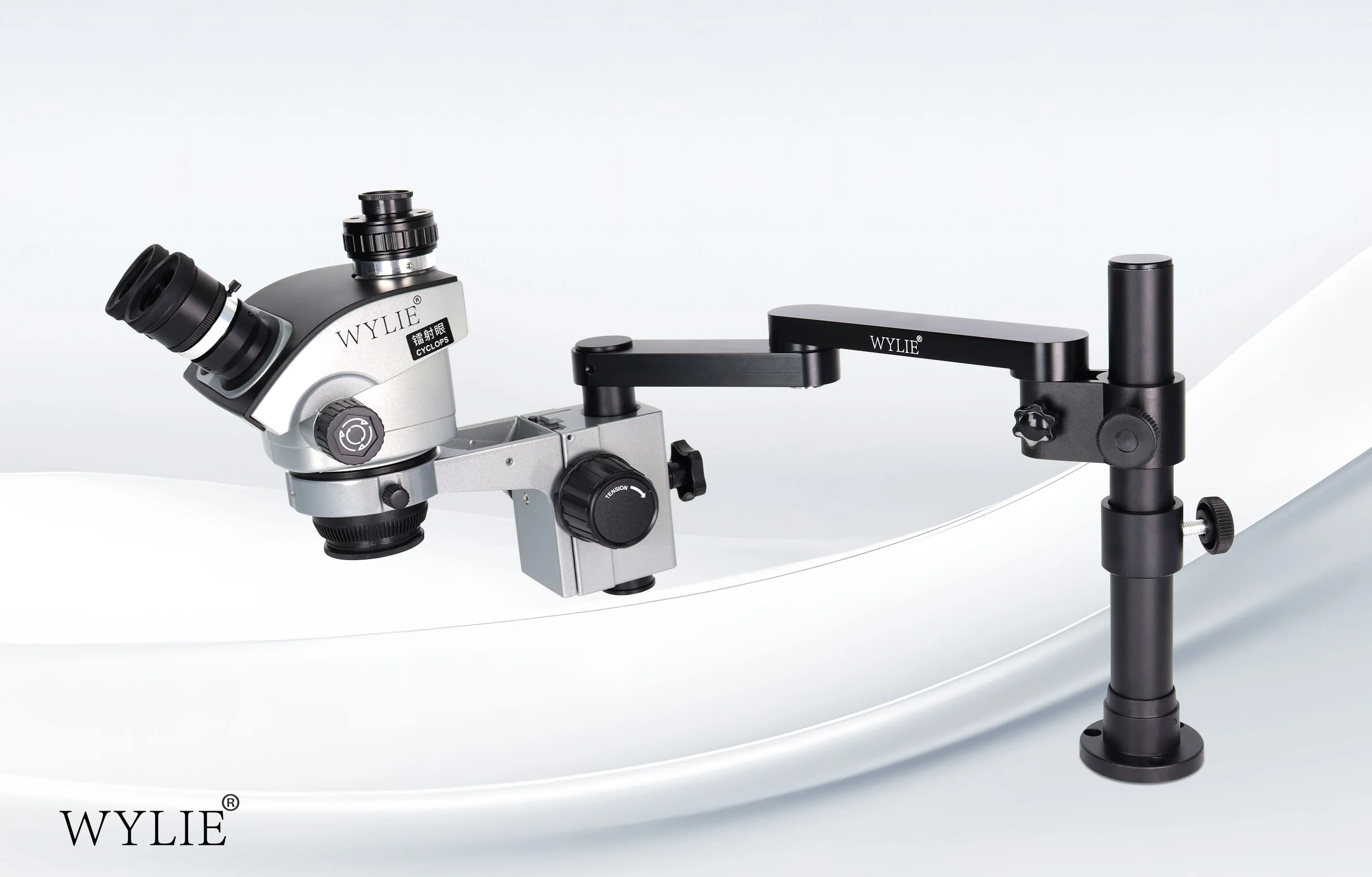Микроскоп WYLIE X23 Универсальный с поворотным кронштейном и непрерывным