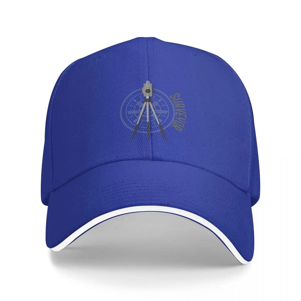 

Land Surveyor Tripod and Compass Baseball Cap Luxury Hat Horse Hat Sunscreen Hat Women Men'S 1